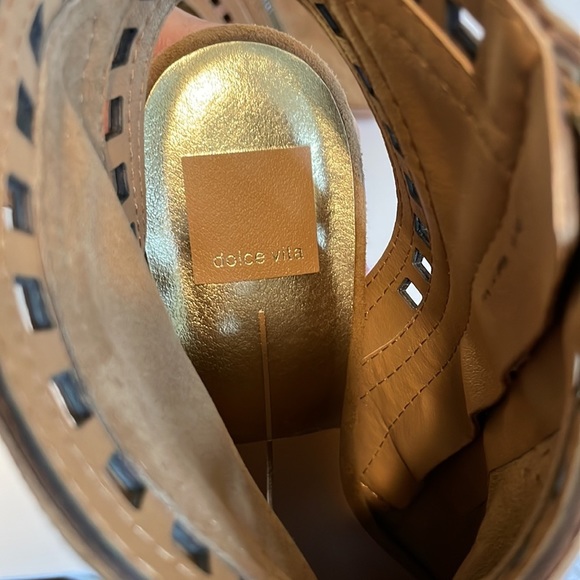 Dolce Vita Women’s Natasha Almond Suede Pump/Ankle Bootie. Size 9.5M - Picture 10 of 11